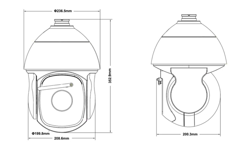 ZN-TPS3025W2D-ES Thermal & Optical Bi-spectrum Network Speed Dome Camera