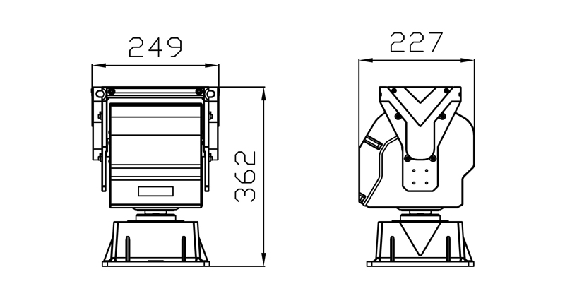  ZN-PT540U Medium Duty Pan Tilt Head with Load Capacity 30kg (66.14lb)