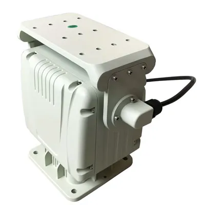 Outdoor Mini Pan Tilt Head Positioner with Worm Gear Variable Speed 10kg (20.05Ib) load Capacity