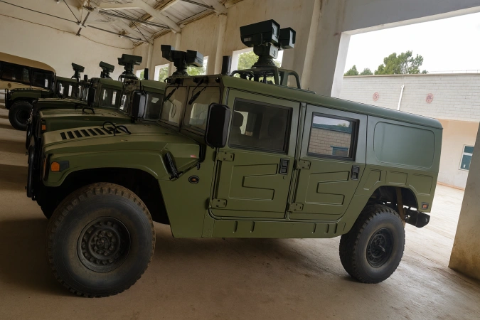 Heavy Duty Pan-Tilt Unit in Military Vehicle Applications