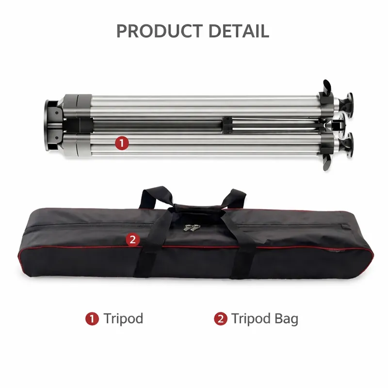 ZN-T200 200kg(440.92lb) Load Tripod for Pan Tilt Unit