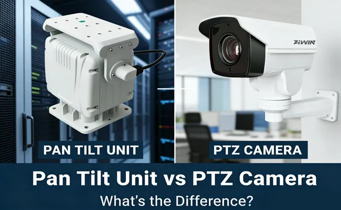 Pan Tilt Unit vs PTZ Camera: What’s the Difference?