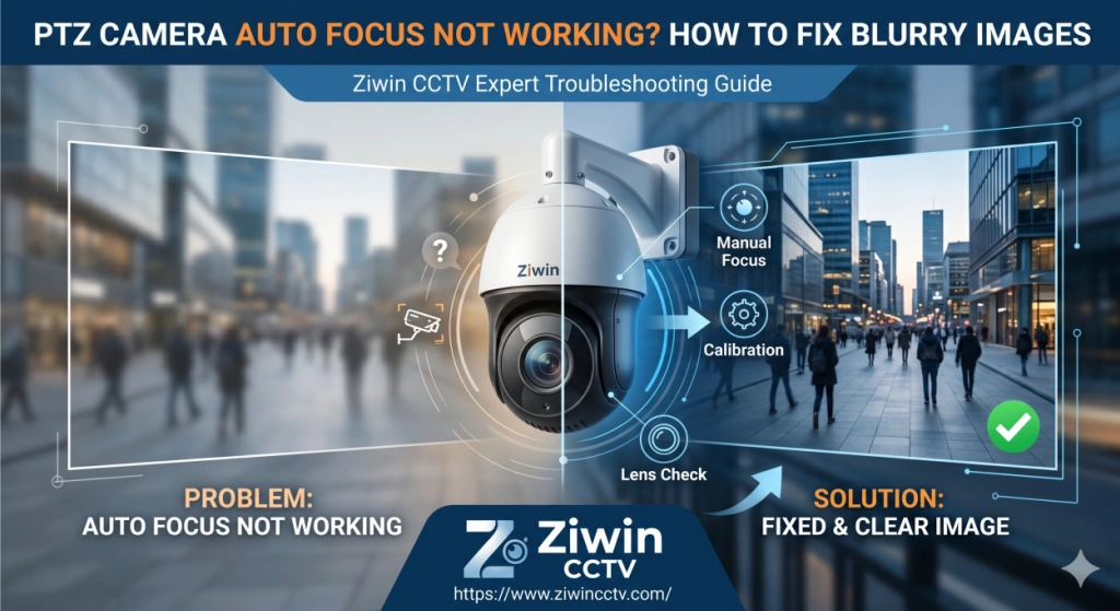 PTZ Camera Auto-Focus Not Working? How to Fix Blurry Images