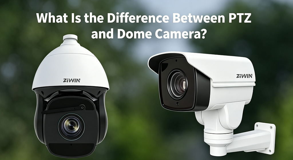 What Is the Difference Between PTZ and Dome Camera?